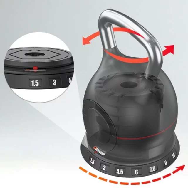 Nastaviteľný ketlebel inSPORTline Xtrabell 1,5-10 kg