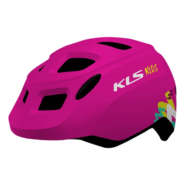 Detská cyklo prilba Kellys Zigzag 022 - Red - Pink