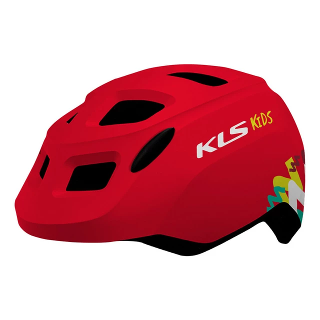 Detská cyklo prilba Kellys Zigzag 022 - Red - Red