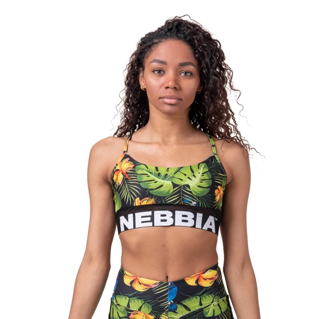Dámska športová podprsenka Nebbia Earth Powered 565 - Jungle Green - Jungle Green