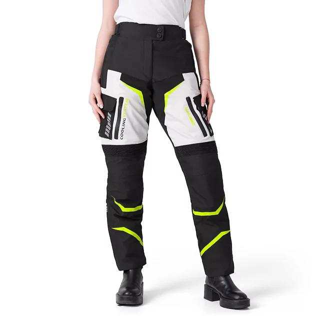 Dámske moto nohavice W-TEC Warao Lady - čierno-modrá