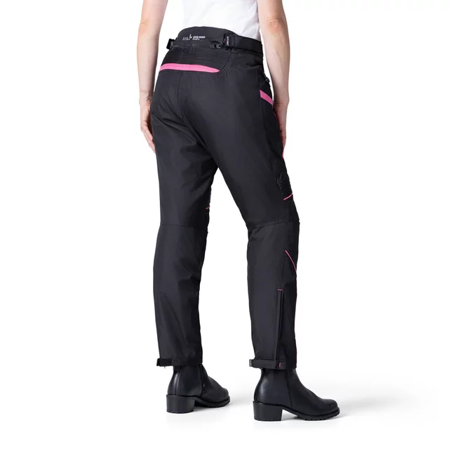 Dámske moto nohavice W-TEC Durmanes Lady - čierno-ružová