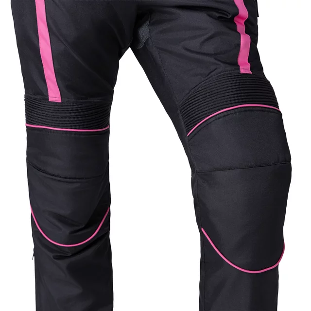Dámske moto nohavice W-TEC Durmanes Lady - čierno-ružová