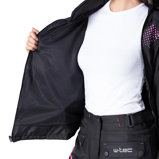 Dámska softshellová moto bunda W-TEC Annorack Lady - čierno-piesková