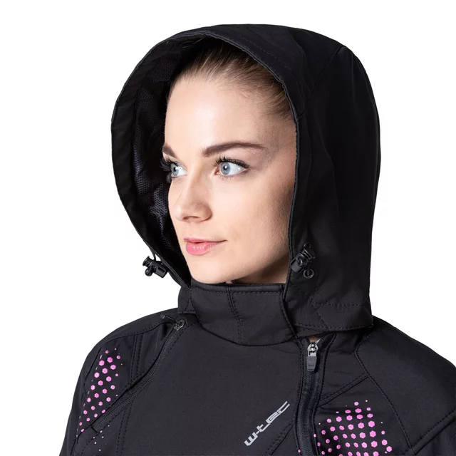 Dámska softshellová moto bunda W-TEC Annorack Lady - čierno-piesková