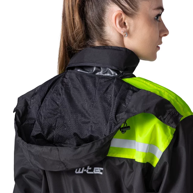 Moto pláštenka W-TEC Rinstop - čierna-fluo