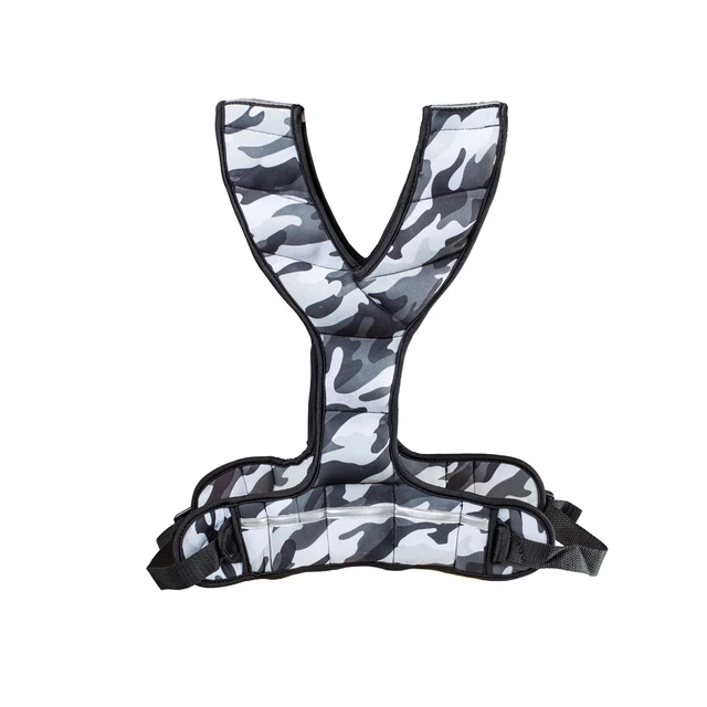 Záťažová vesta inSPORTline Fitup 3 kg - maskáčová šedá