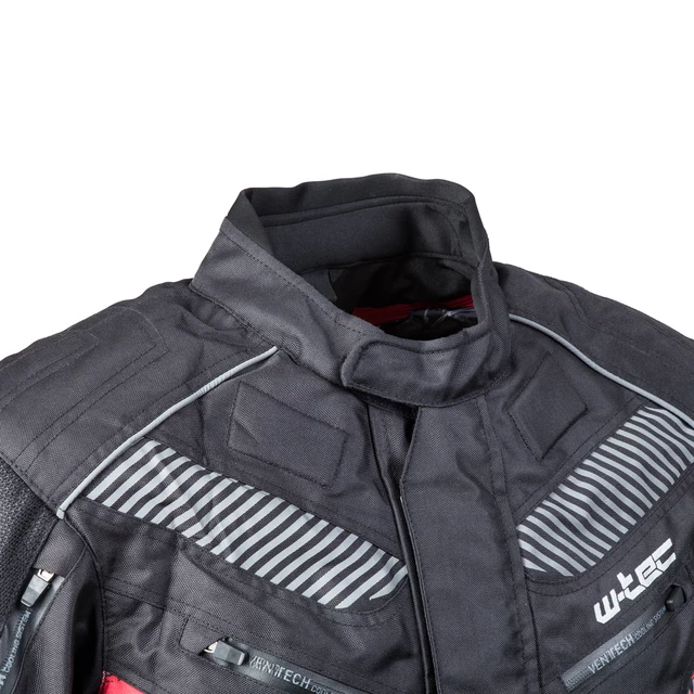 Pánska moto bunda W-TEC Kamicer - čierno-šedá