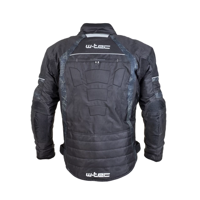 Pánska moto bunda W-TEC Kamicer - čierno-šedá
