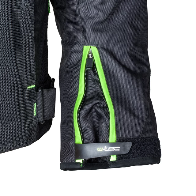 Pánska moto bunda W-TEC Meltsch NF-2301 - 2. akosť - neon zelená-čierna