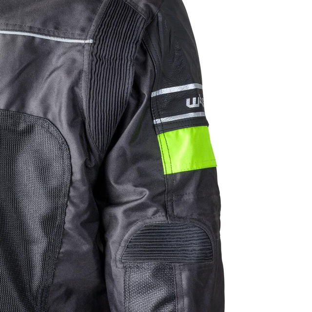 Pánska moto bunda W-TEC Meltsch NF-2301 - 2. akosť - neon zelená-čierna