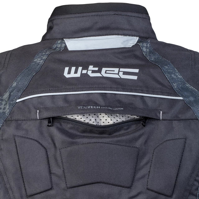 Pánska moto bunda W-TEC Kamicer - čierno-šedá