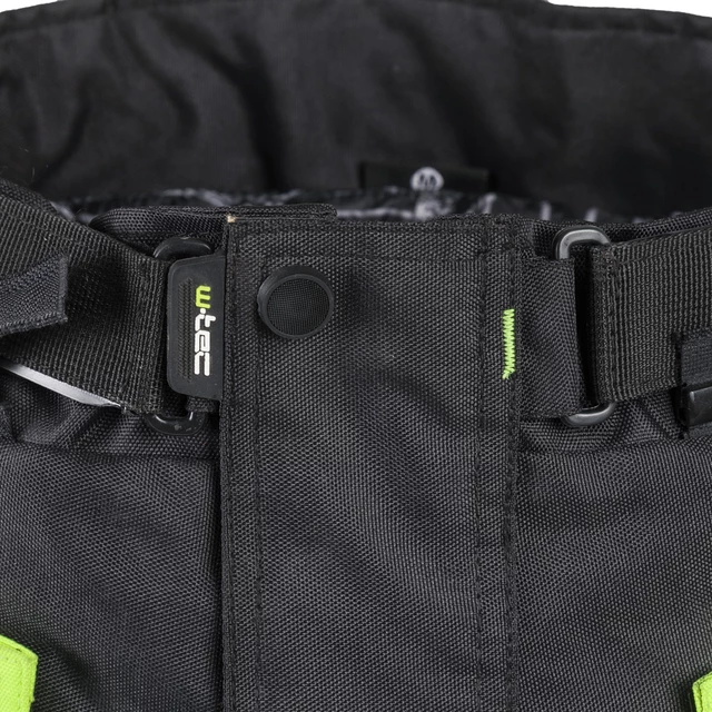 Pánske moto nohavice W-TEC Rusnac - čierno-zelená