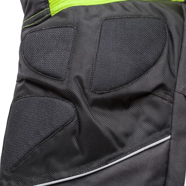 Pánske moto nohavice W-TEC Rusnac - čierno-zelená