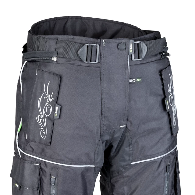 Dámske moto nohavice W-TEC Mikusa NF-2680 - 2. akosť - čierna