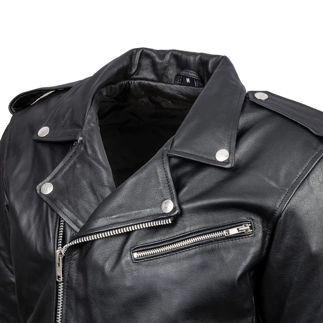 Kožená moto bunda W-TEC Perfectis - L