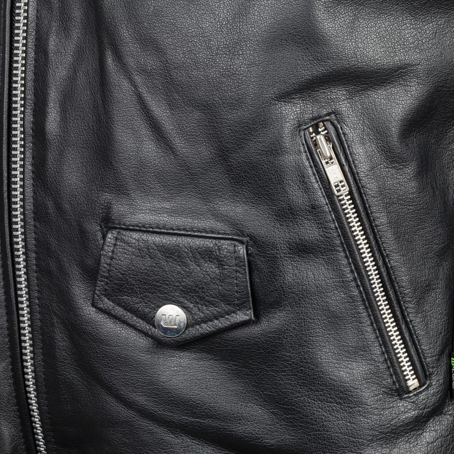 Kožená moto bunda W-TEC Perfectis - L