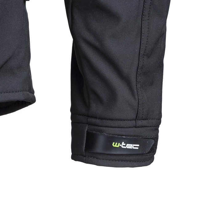 Pánska softshell moto bunda W-TEC Borozef - čierno-zelená
