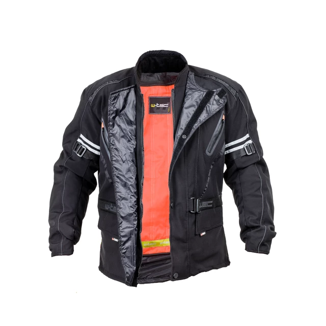 Pánska softshellová moto bunda W-TEC Rokosh GS-1758 - čierna, XL