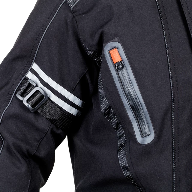 Pánska softshellová moto bunda W-TEC Rokosh GS-1758 - čierna, XL