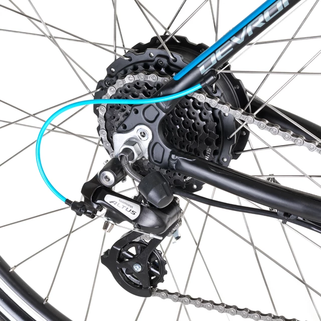 Crossový elektrobicykel Devron 28161 28" 4.0 - Black