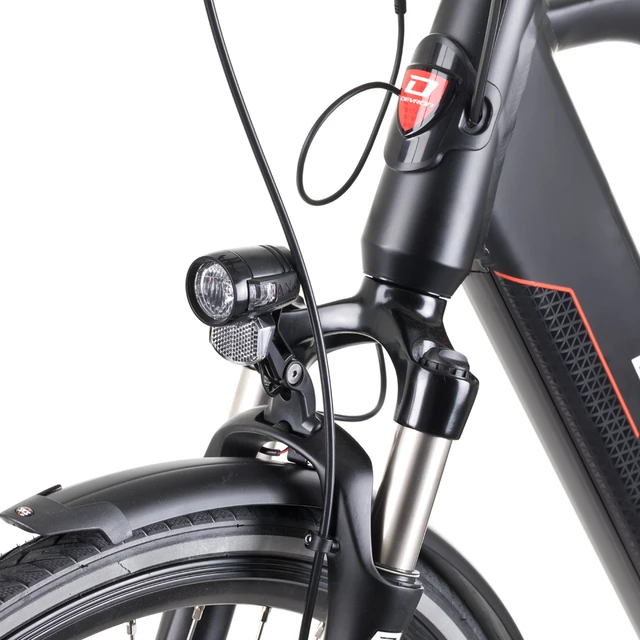 Mestský elektrobicykel Devron 28427 28" 4.0 - Black