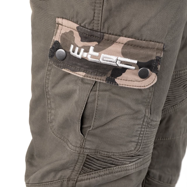 Pánske moto nohavice W-TEC Shoota - tmavo šedá