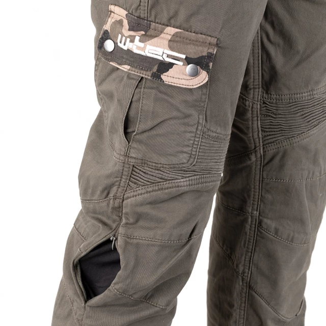Pánske moto nohavice W-TEC Shoota - tmavo šedá