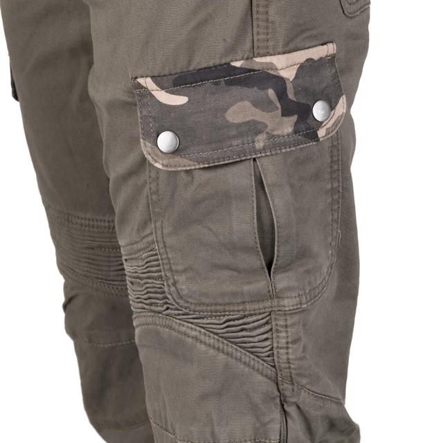 Pánske moto nohavice W-TEC Shoota - tmavo šedá