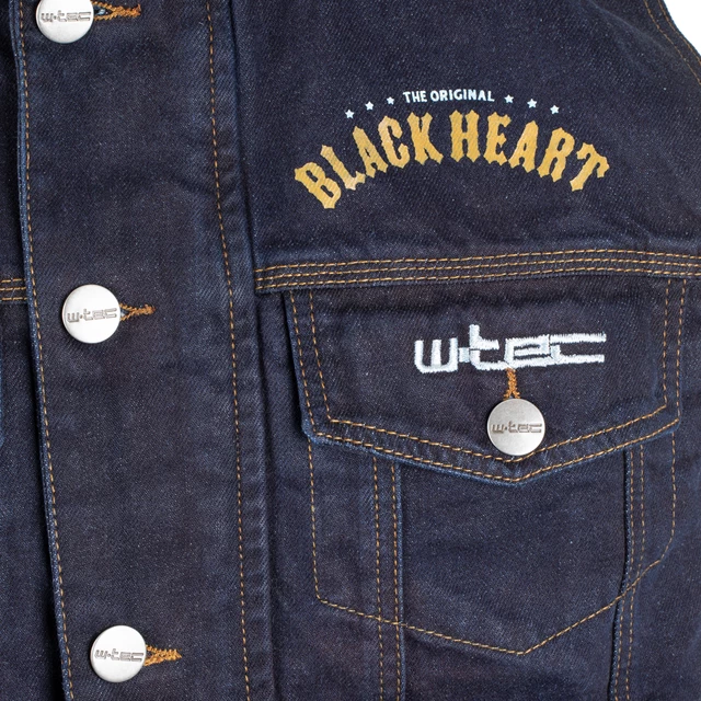 Moto vesta W-TEC Black Heart Rideman - modrá