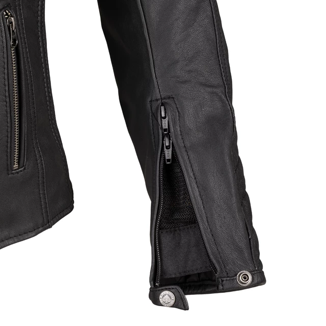 Dámska kožená moto bunda W-TEC Black Heart Raptura - 2. akosť - čierna