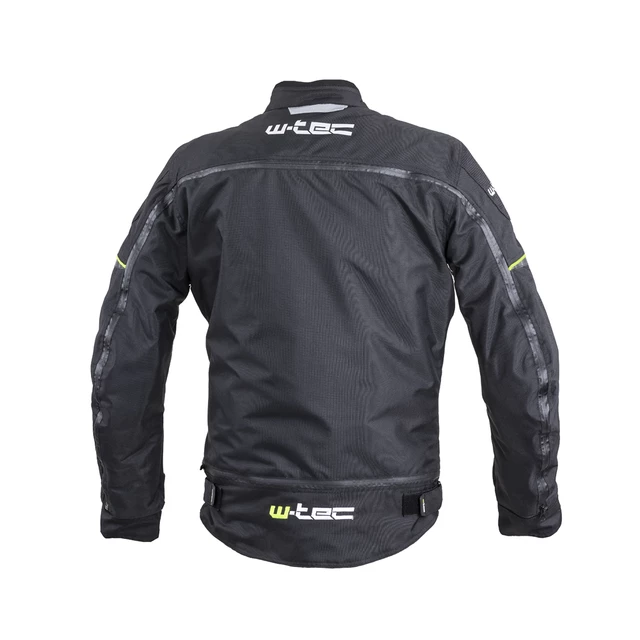 Pánska moto bunda W-TEC Progair - čierna-fluo
