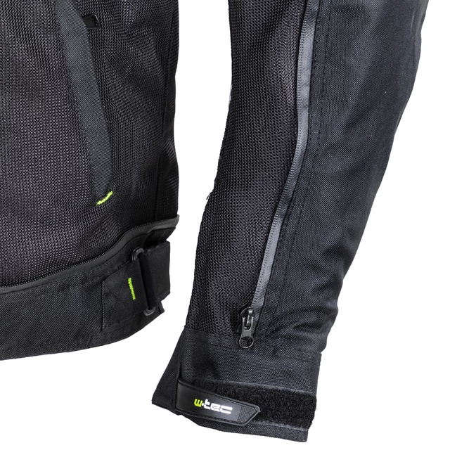 Pánska moto bunda W-TEC Progair - čierna-fluo