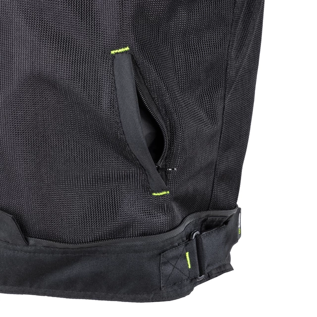 Pánska moto bunda W-TEC Progair - čierna-fluo