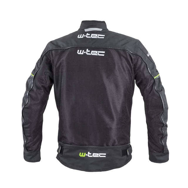Pánska moto bunda W-TEC Progair - čierna-fluo