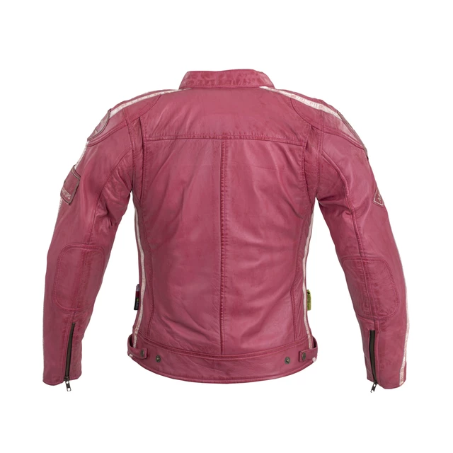 Dámska kožená moto bunda W-TEC Sheawen Lady Pink - ružová