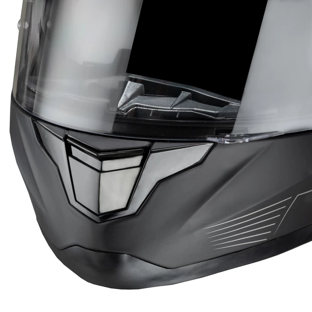 Moto prilba W-TEC Yorkroad Solid - White Grey Glossy