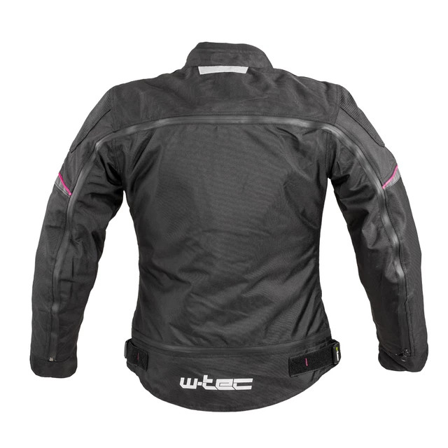 Dámska moto bunda W-TEC Progair Lady - 2. akosť - čierno-ružová
