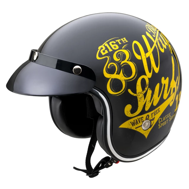 Moto prilba W-TEC Café Racer - 2.akosť - Vintage Stock