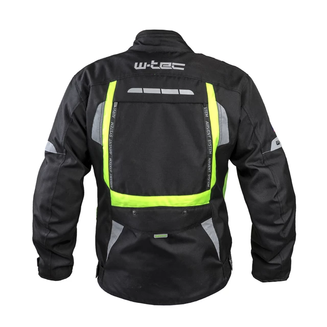 Moto bunda W-TEC Gelnair - 2.akosť - čierno-zelená