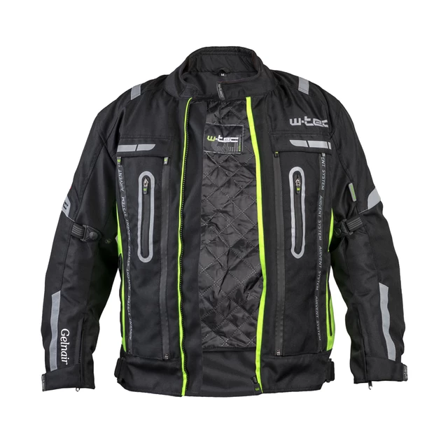 Moto bunda W-TEC Gelnair - 2.akosť - čierno-zelená
