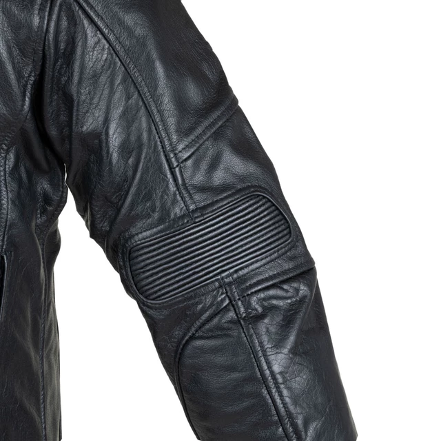 Pánska kožená bunda W-TEC Black Heart Wings Leather Jacket - 2. akosť - čierna