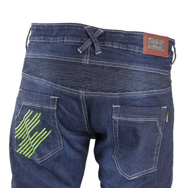 Pánske moto jeansy W-TEC Alfred CE - modrá