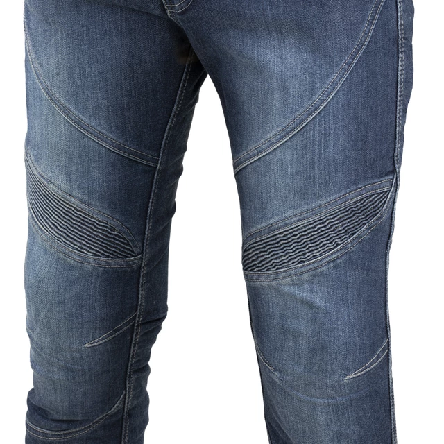 Pánske moto jeansy W-TEC Oliver - čierna