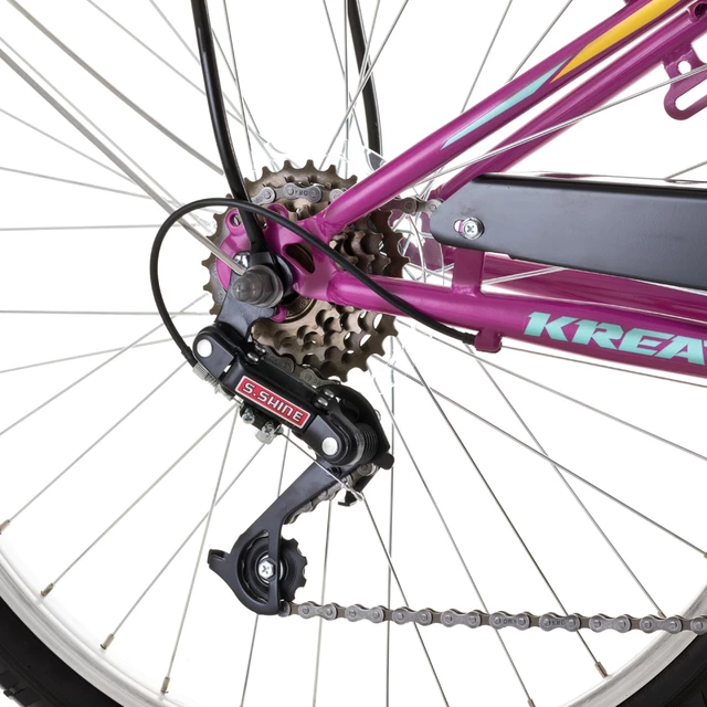 Juniorský bicykel Kreativ 2414 24" 4.0 - Violet
