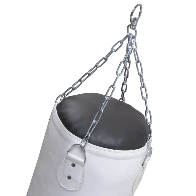 Boxovacie vrece inSPORTline Robkin 35x150 cm / 40 kg - čierno-biela
