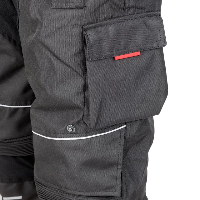 Pánske moto nohavice W-TEC Thollte - Black