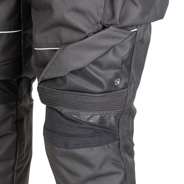 Pánske moto nohavice W-TEC Thollte - Black
