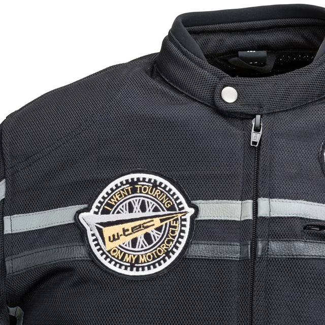 Moto bunda W-TEC Bellvitage Black - čierna
