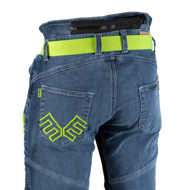Dámske moto jeansy W-TEC Ekscita - modrá